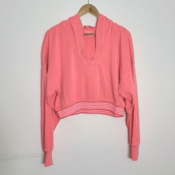 Free People Movement Grand Slam Cotton Blend Hoodie Women's Size S - Picture 10 of 10